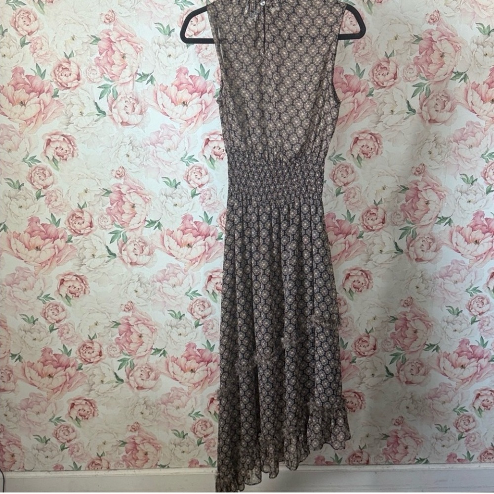Misa Los Angeles Black and Brown High Low Dress- NWOT - Picture 6 of 8